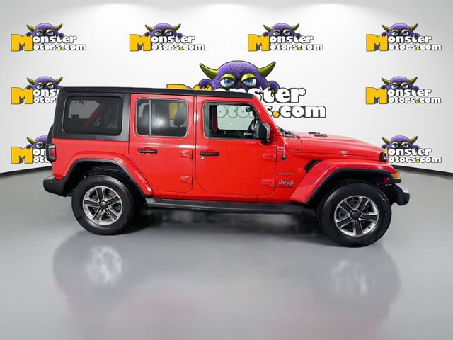 Used 2019 Jeep Wrangler Unlimited Sahara w/ Uconnect 4C Nav & Sound Group AWD/4WD image 4