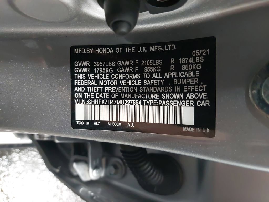 Used 2021 Honda Civic Sport image 35