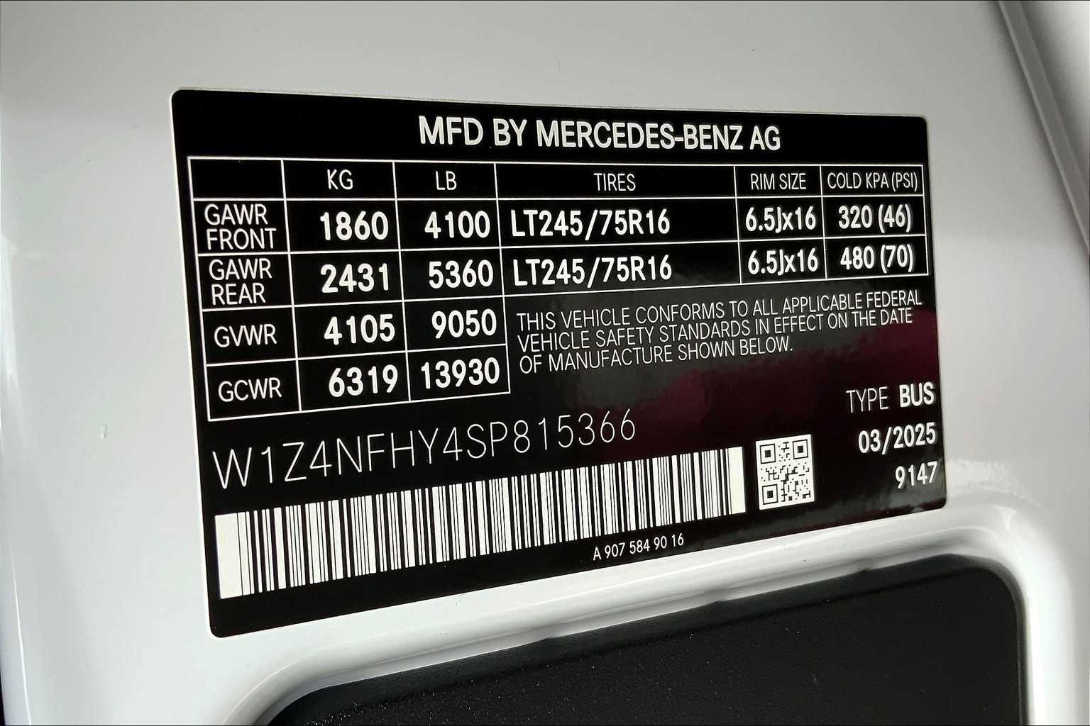 Certified 2025 Mercedes-Benz Sprinter 2500 image 26
