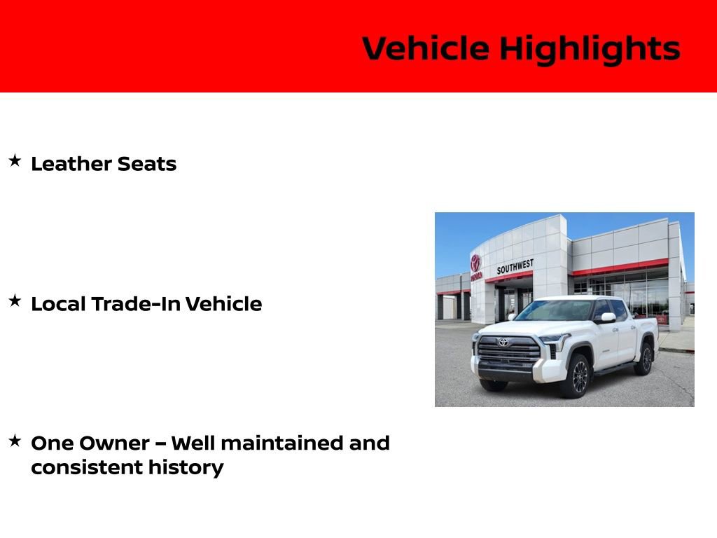 Used 2024 Toyota Tundra Limited w/ Power Package AWD/4WD image 6