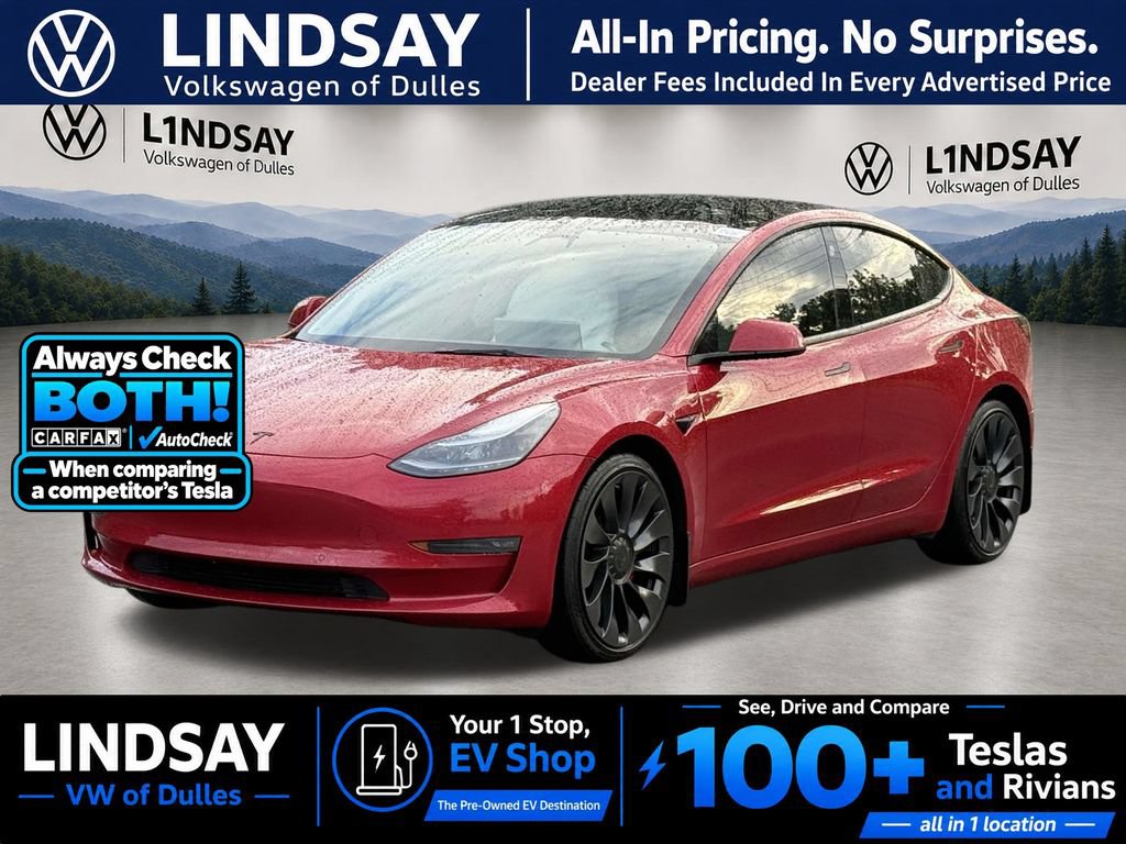 Used 2022 Tesla Model 3 Performance AWD/4WD image 4