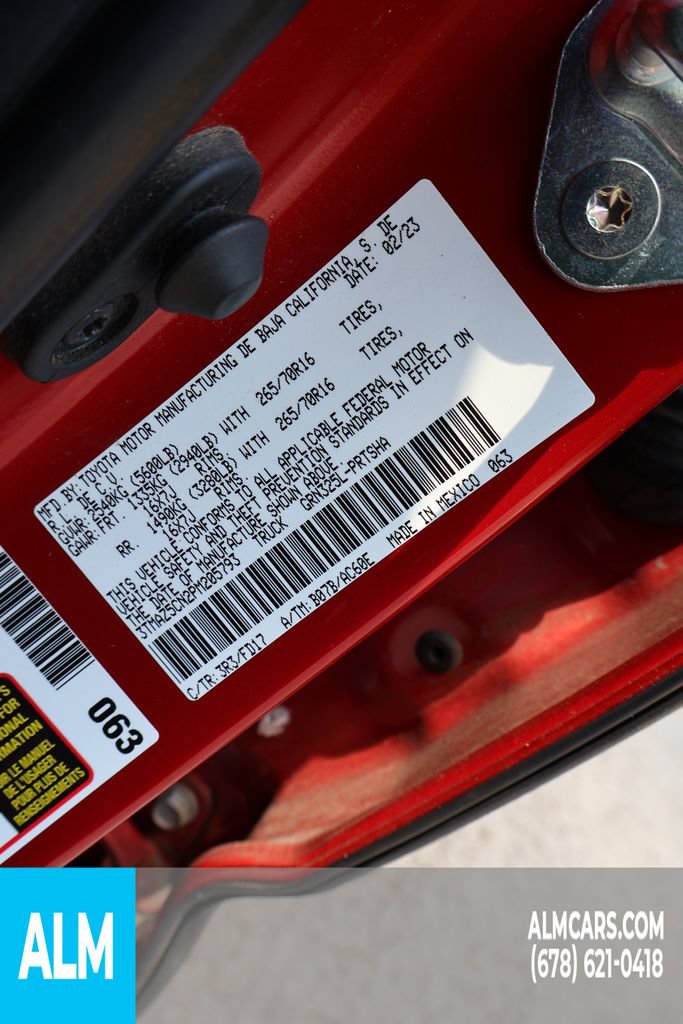 Used 2023 Toyota Tacoma TRD Off-Road w/ Technology Package RWD image 37