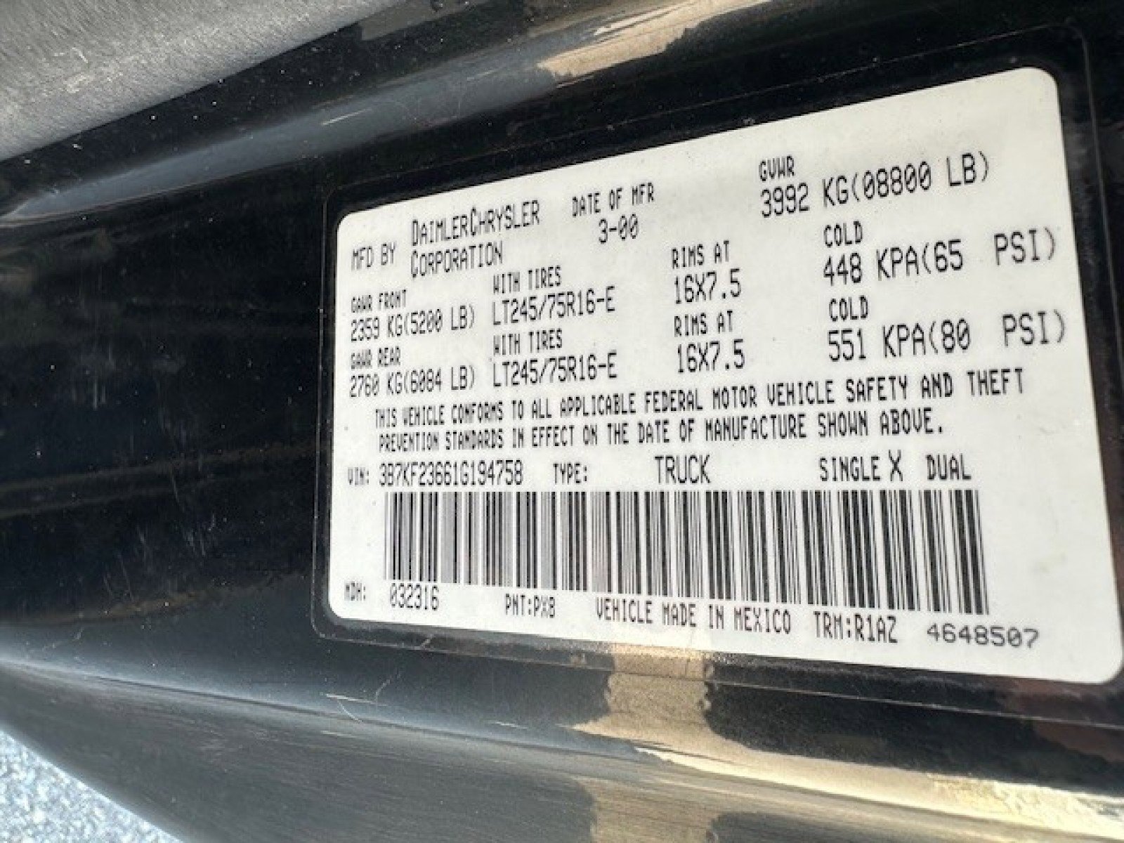 Used 2001 Dodge Ram 2500 Truck 4x4 Quad Cab image 12