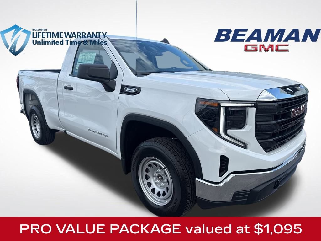 New 2025 GMC Sierra 1500 Pro w/ Pro Value Package