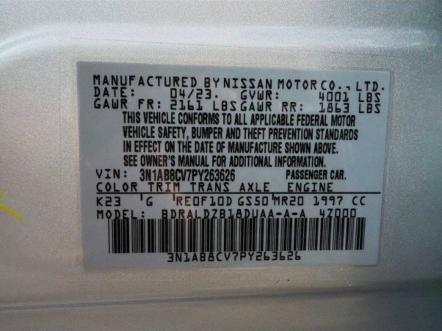 Certified 2023 Nissan Sentra SV w/ All-Weather Package FWD image 28