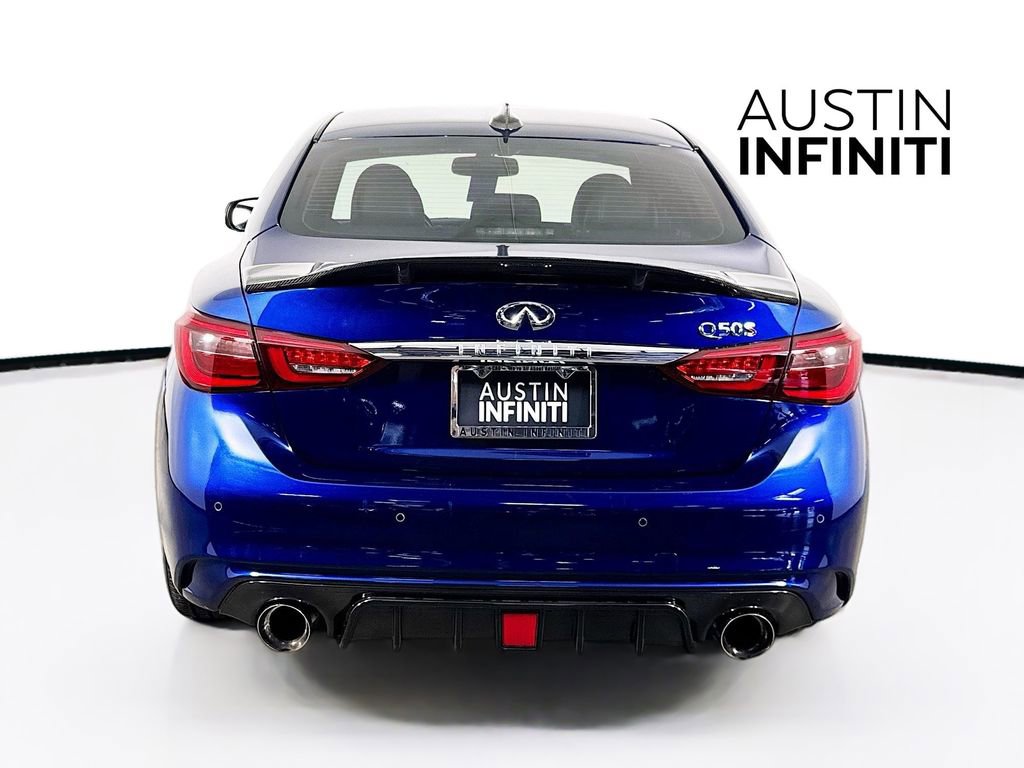 Used 2018 INFINITI Q50 Red Sport 400 RWD image 6