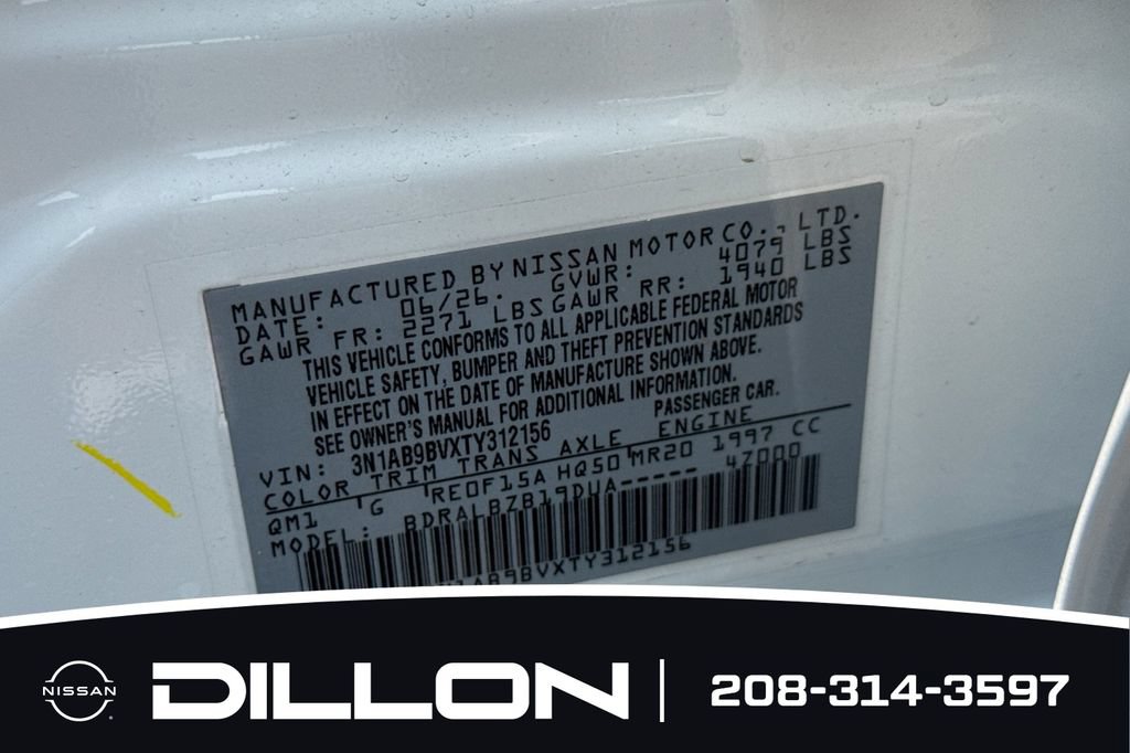 New 2026 Nissan Sentra S w/ Floor Mat Package FWD image 30