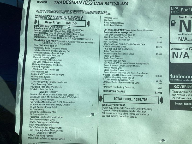 New 2026 RAM 5500 Tradesman w/ Chrome Appearance Group image 13