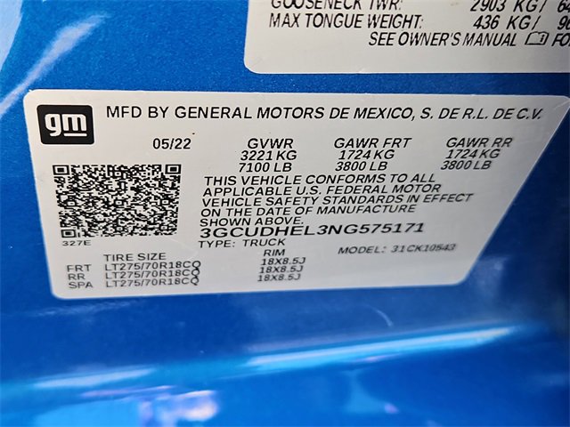 Used 2022 Chevrolet Silverado 1500 ZR2 image 30