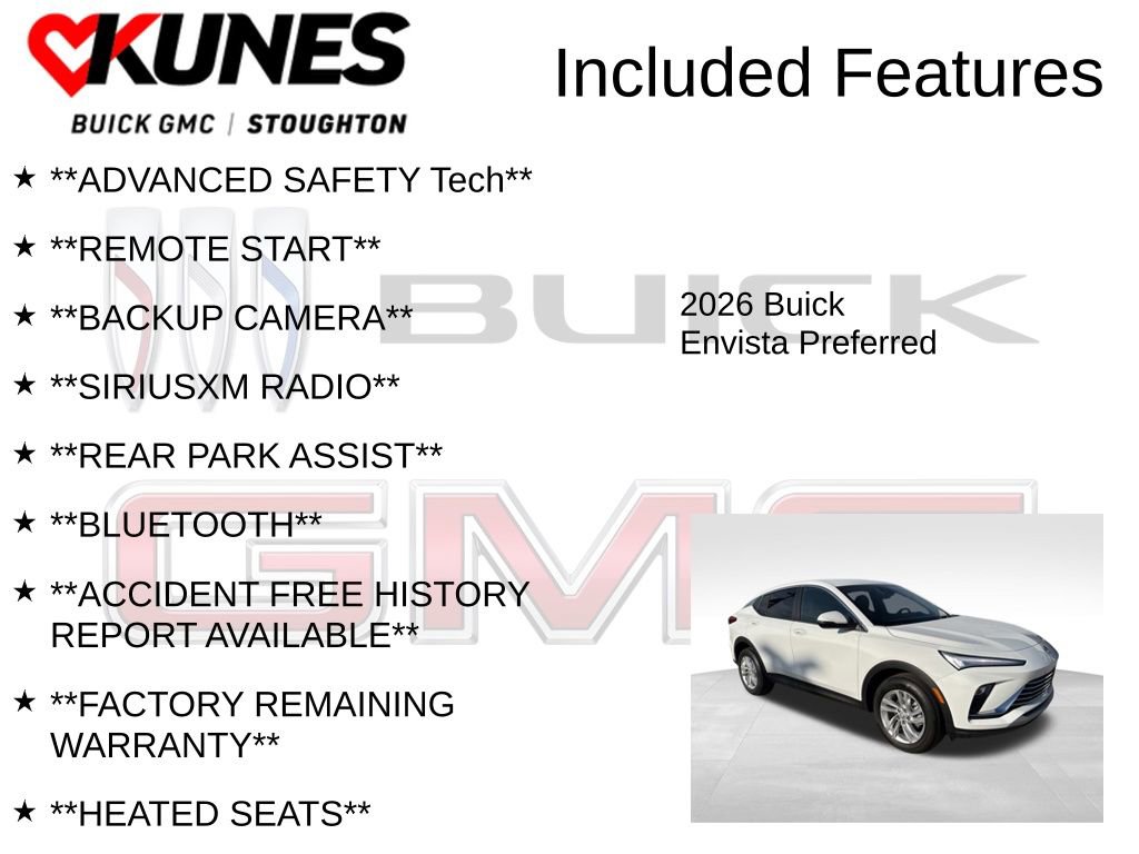 New 2026 Buick Envista Preferred w/ Convenience I Package image 2