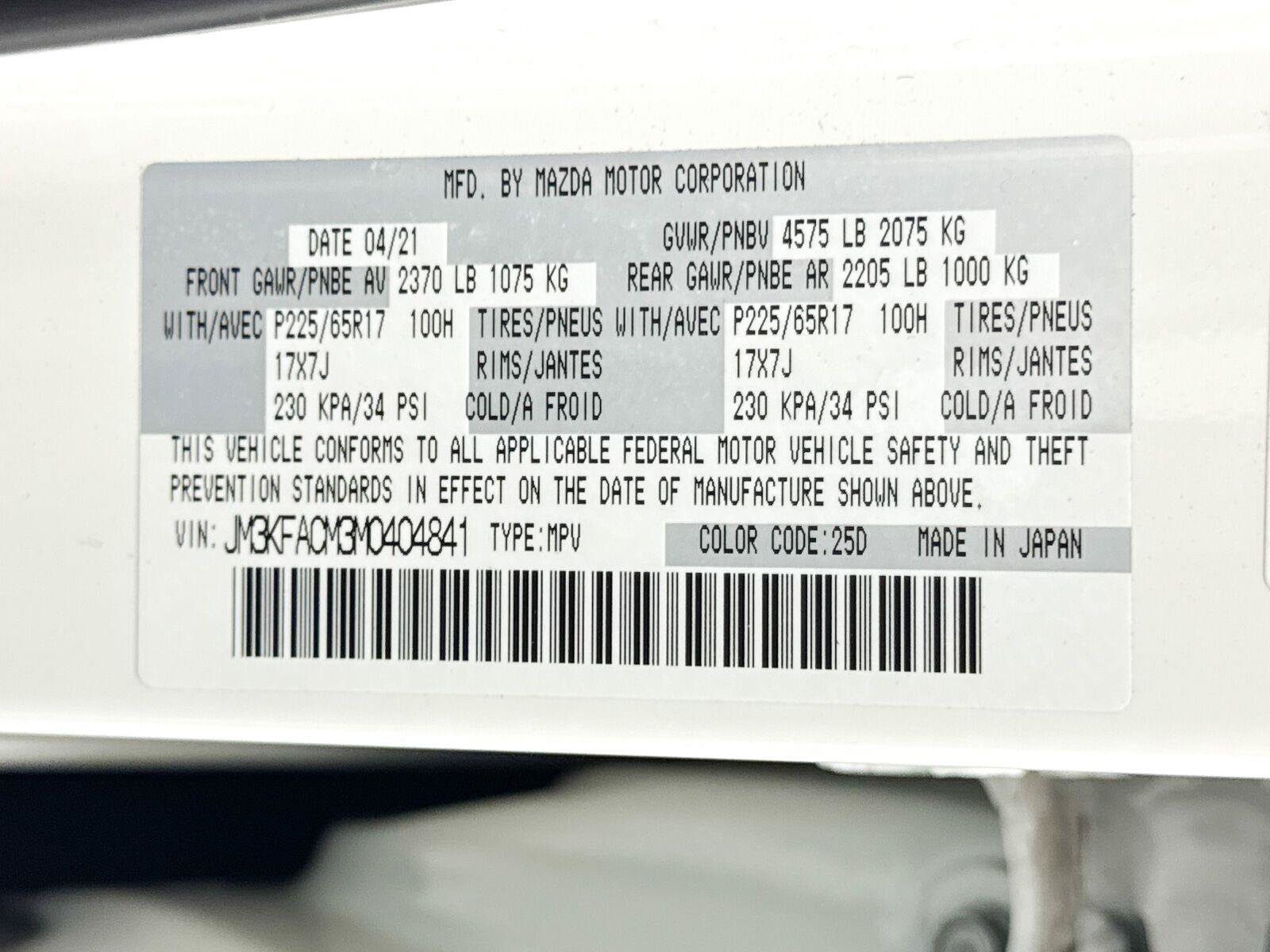 Used 2021 MAZDA CX-5 Touring FWD image 39