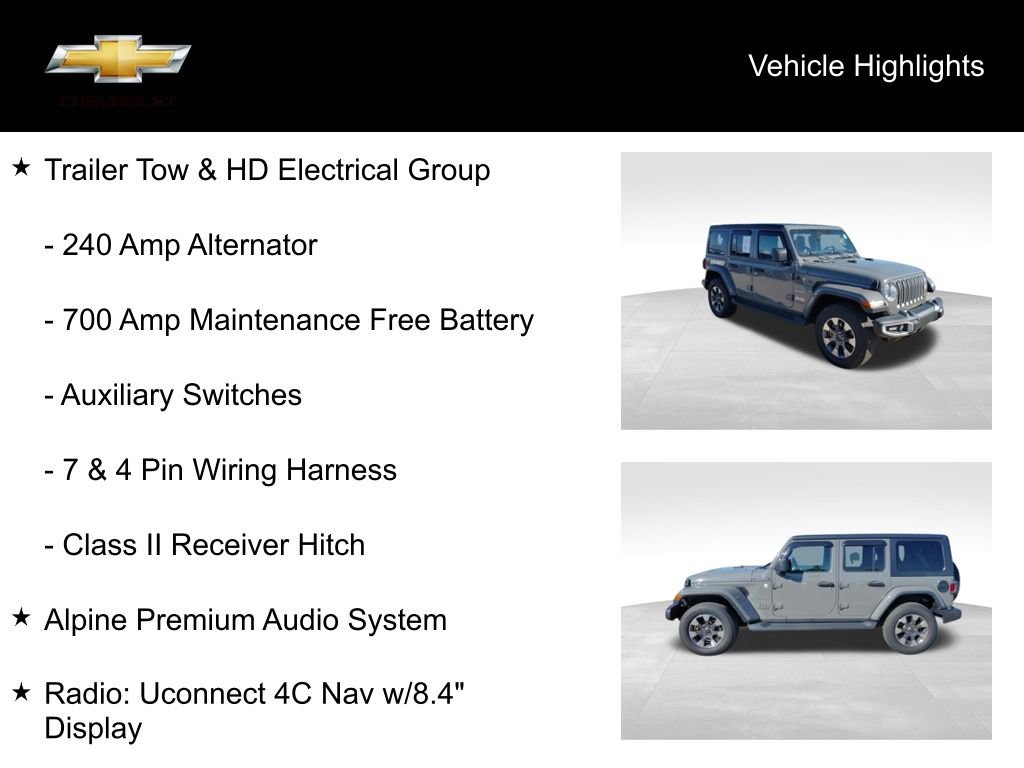 Used 2021 Jeep Wrangler Unlimited Sahara w/ Uconnect 4C Nav & Sound Group image 20