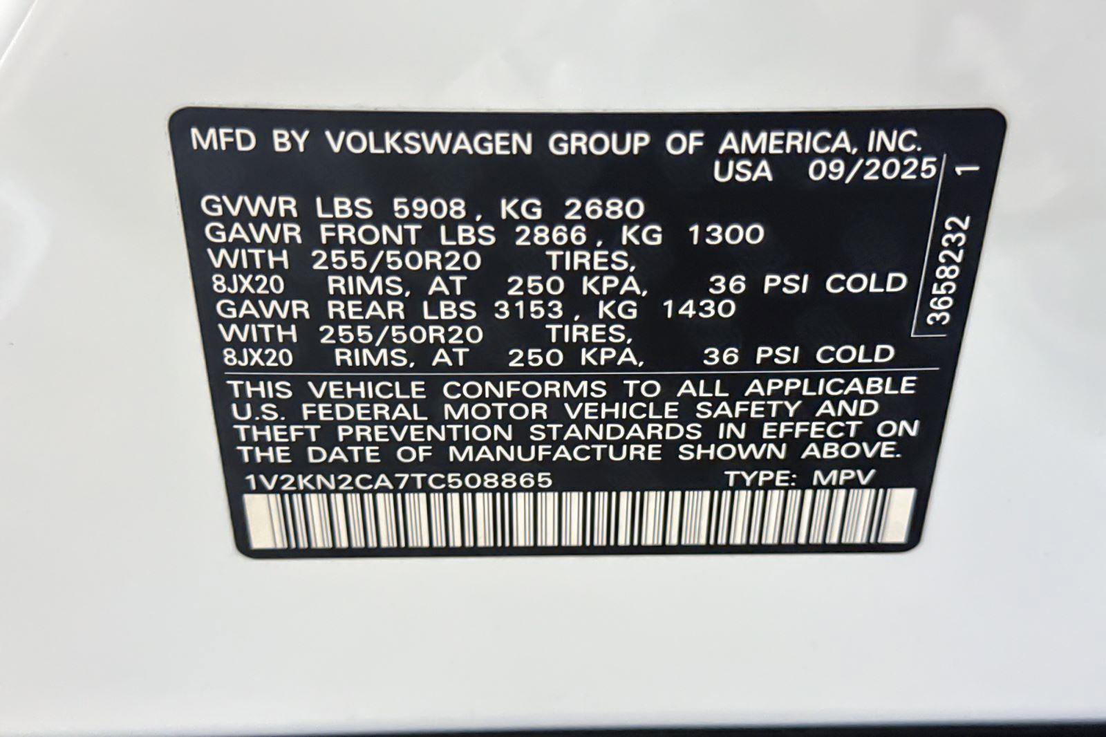 New 2026 Volkswagen Atlas SE image 28