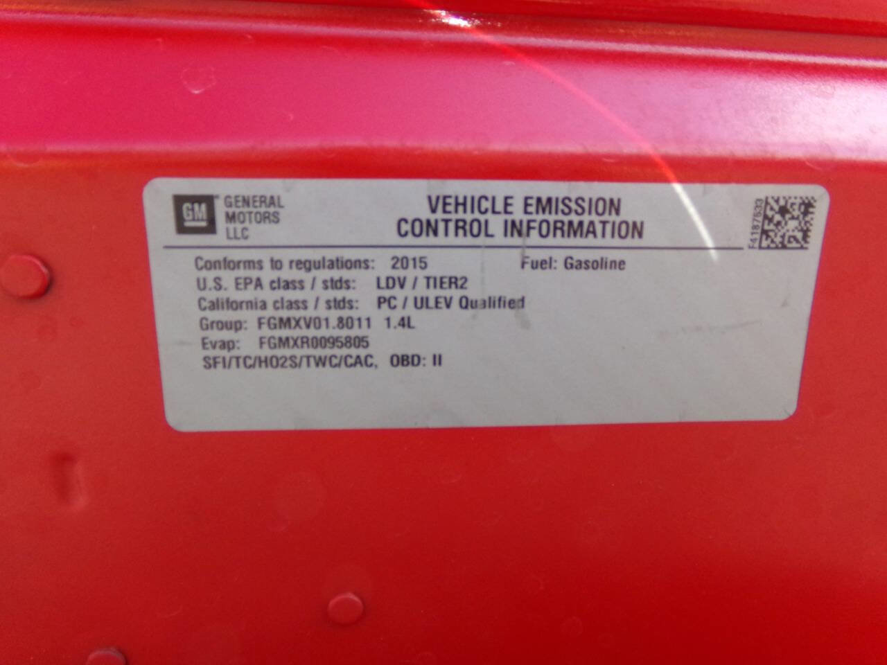 Used 2015 Chevrolet Sonic LTZ image 45