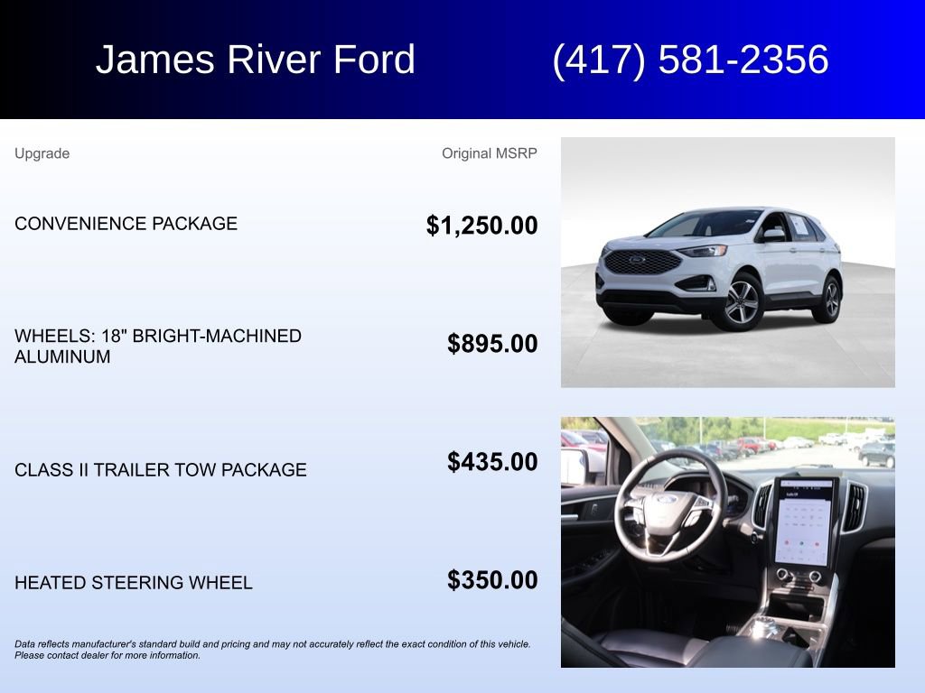 Used 2024 Ford Edge SEL w/ Convenience Package AWD/4WD image 5