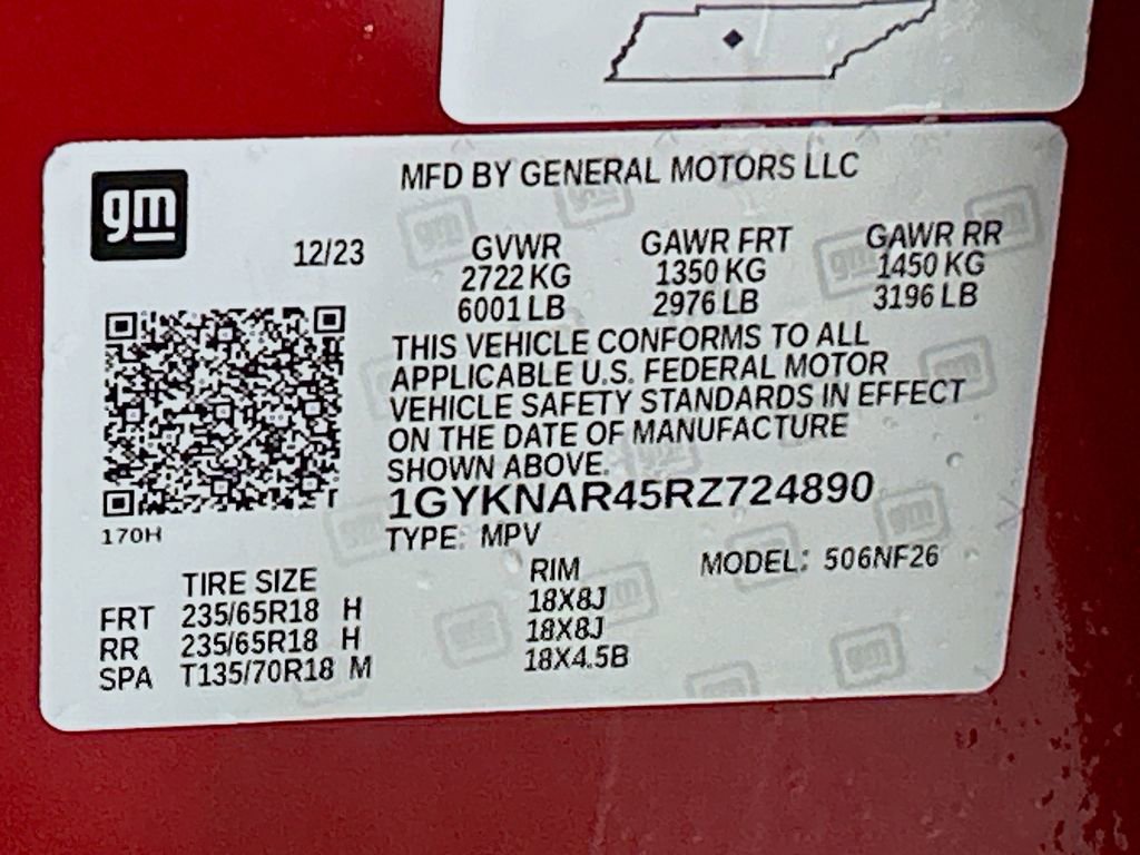 Used 2024 Cadillac XT5 Luxury w/ LPO, Floor Liner Package image 29