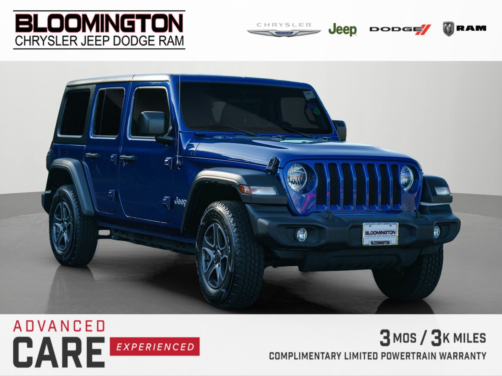 Used 2019 Jeep Wrangler Unlimited Sport S