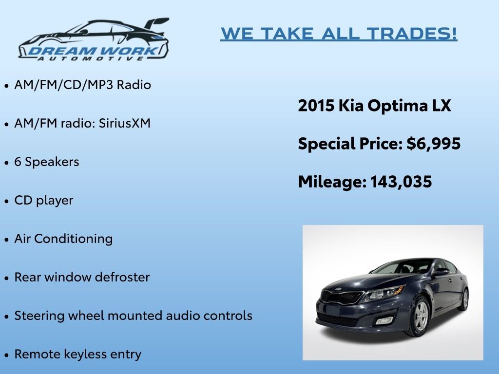 Used 2015 Kia Optima LX image 2