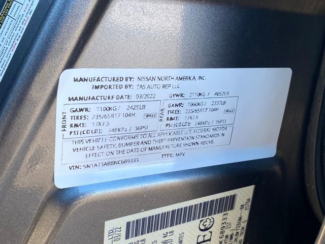 Used 2022 Nissan Rogue S image 23