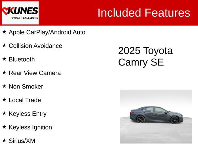 Used 2025 Toyota Camry SE image 2