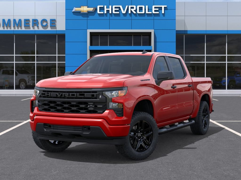 New 2026 Chevrolet Silverado 1500 Custom w/ Turbomax Blackout Package RWD image 6