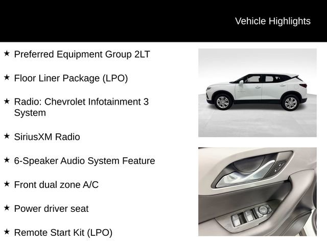 Certified 2021 Chevrolet Blazer LT w/ LPO, Floor Liner Package image 27