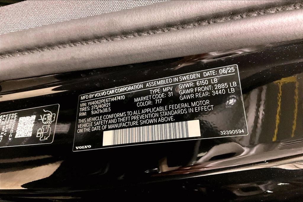 Certified 2026 Volvo XC90 B6 Plus w/ Protection Package Premier AWD/4WD image 19