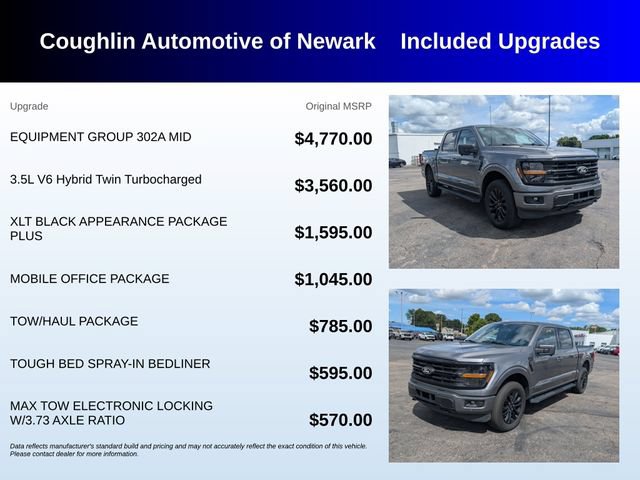 Used 2024 Ford F150 XLT w/ Equipment Group 302A MID AWD/4WD image 3