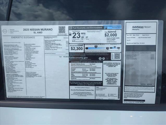 New 2025 Nissan Murano SL w/ Cargo Package image 17