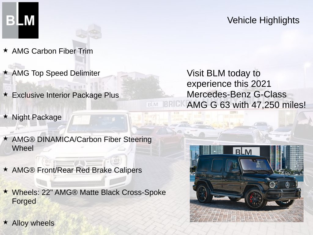 Used 2021 Mercedes-Benz G 63 AMG 4MATIC image 5