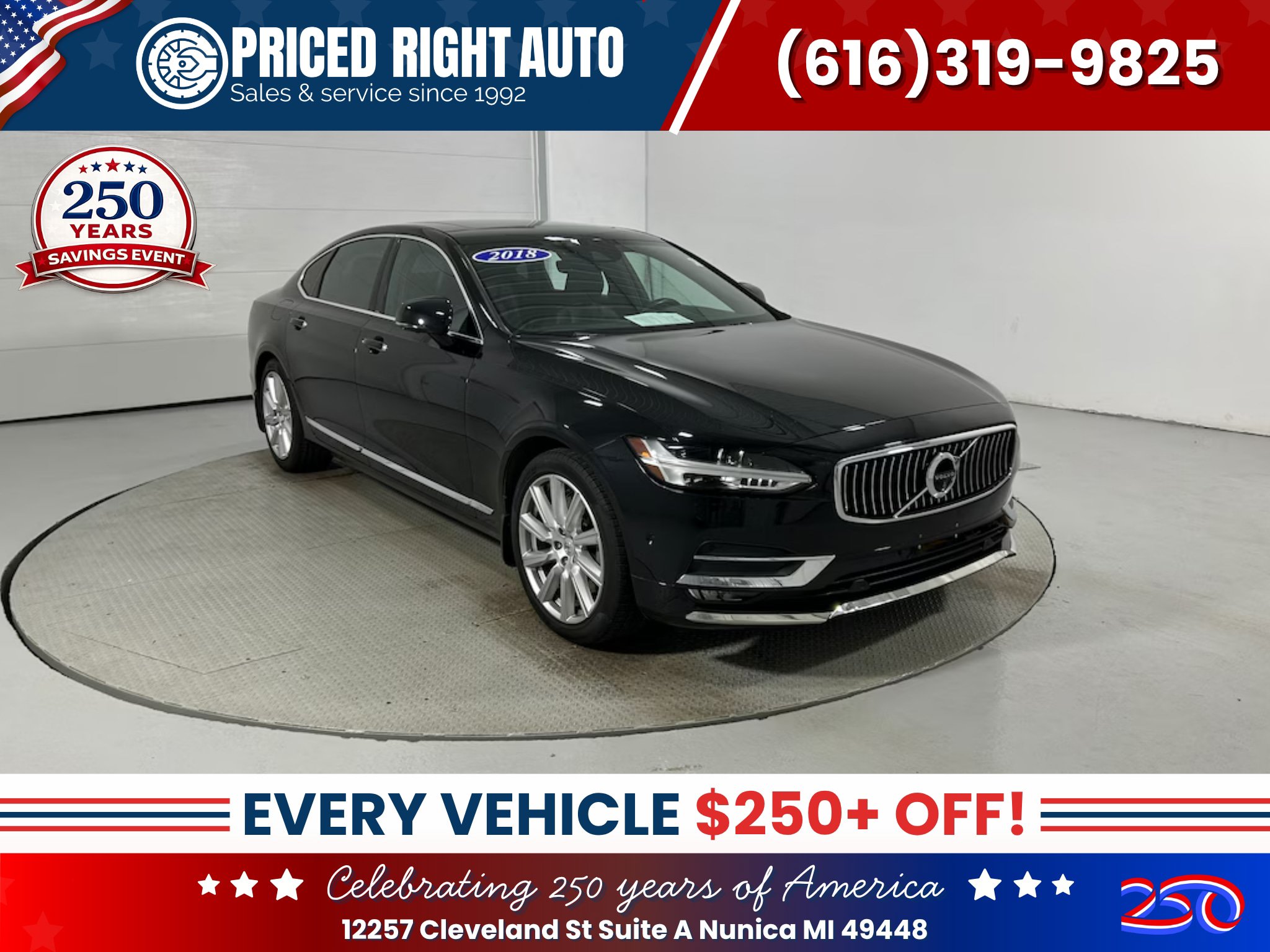 Used 2018 Volvo S90 T6 Inscription w/ Convenience Package AWD/4WD image 1