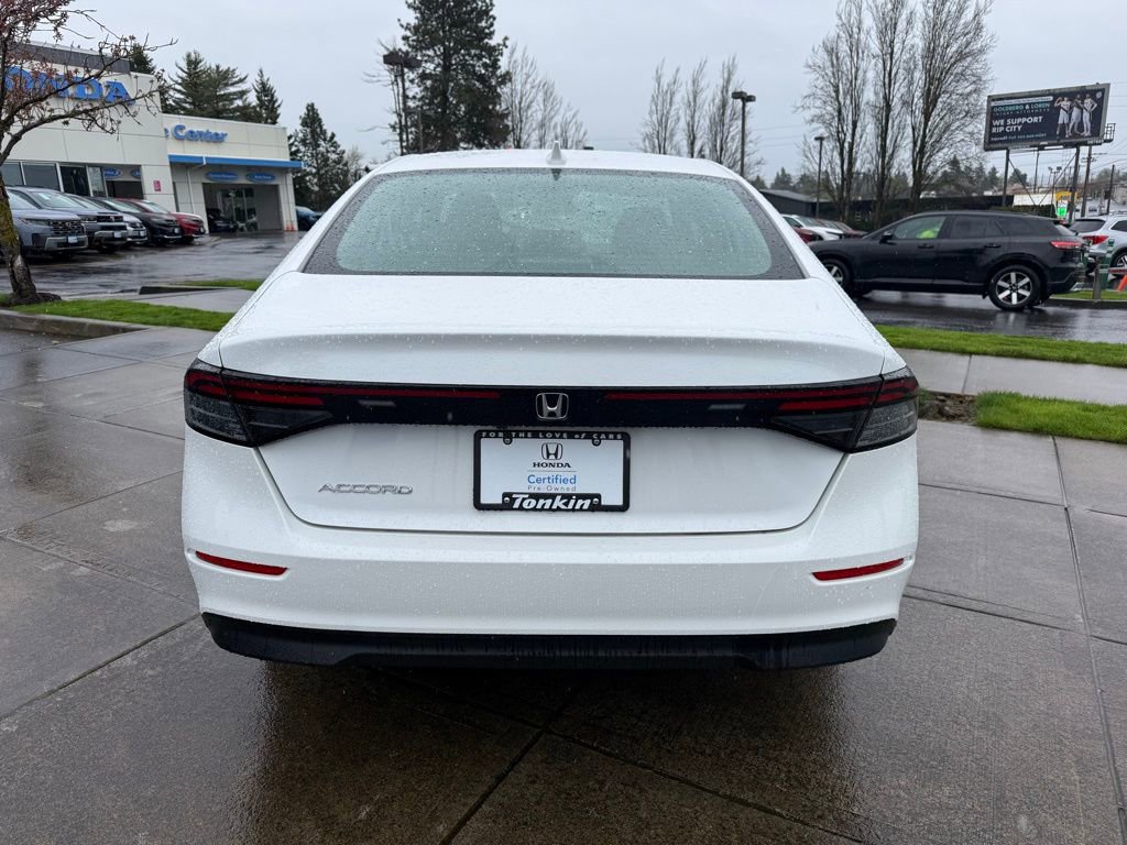 Certified 2025 Honda Accord LX image 8