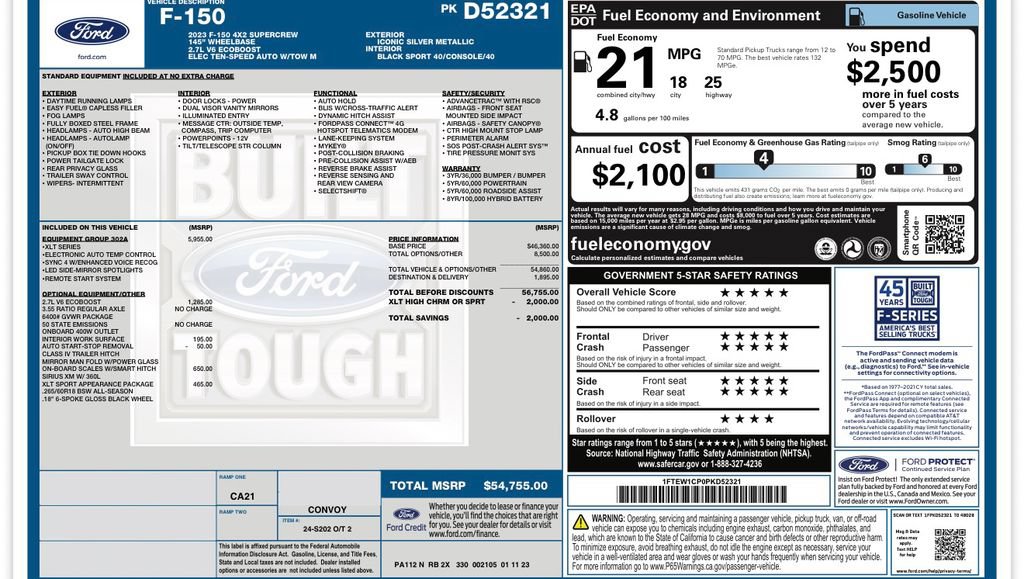 Used 2023 Ford F150 XLT w/ Equipment Group 302A High RWD image 30