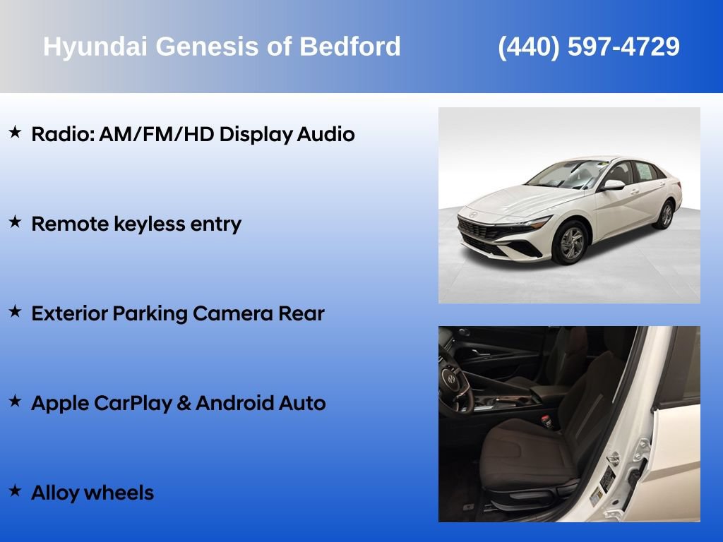 Certified 2026 Hyundai Elantra SE w/ Cargo Package FWD image 7