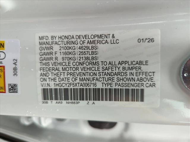 New 2026 Honda Accord Sport image 17
