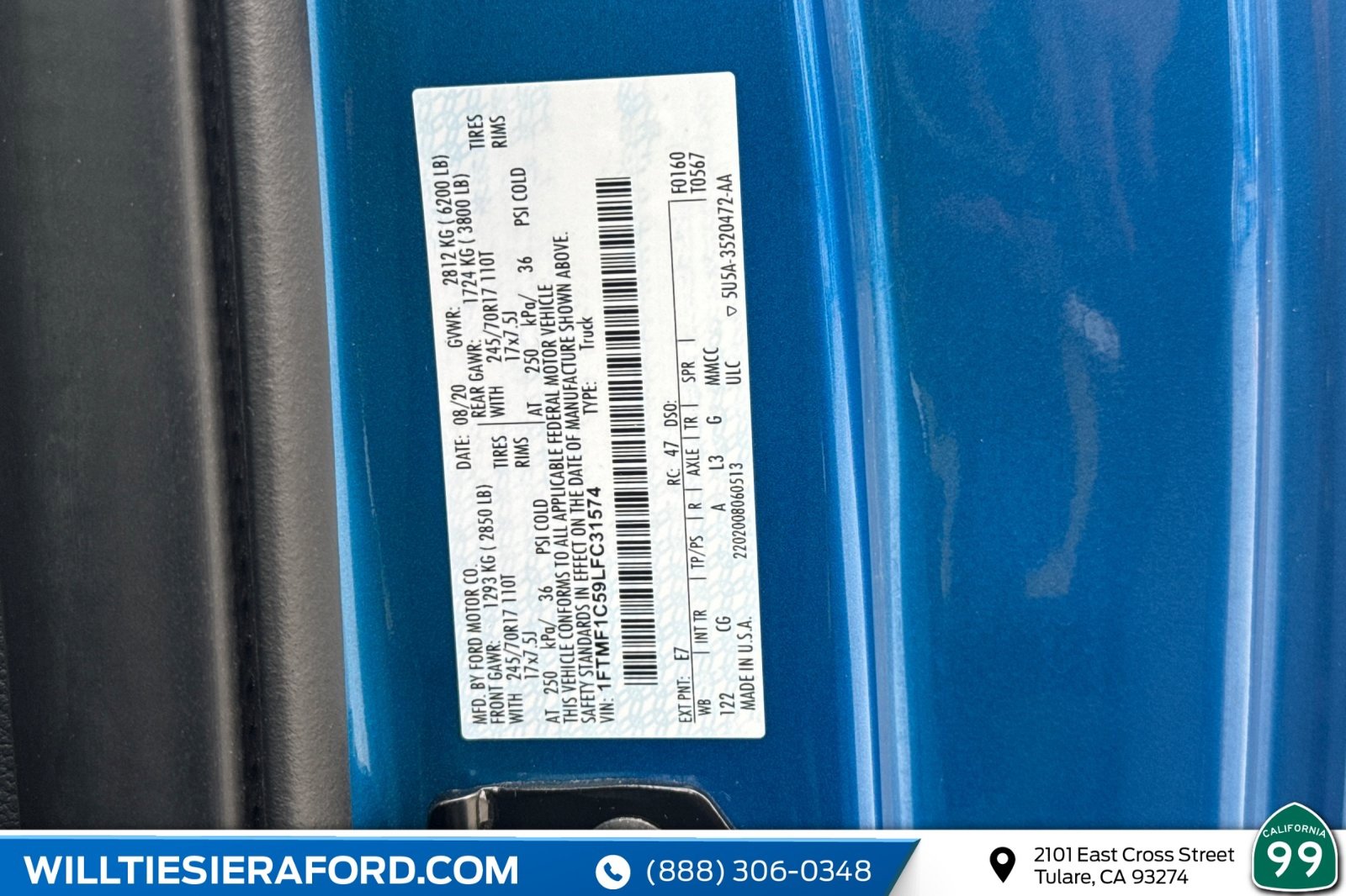 Certified 2020 Ford F150 XL w/ Equipment Group 101A Mid image 33