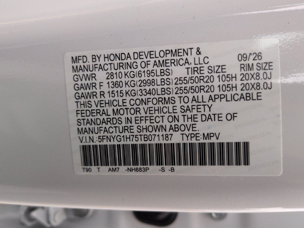 New 2026 Honda Pilot Touring image 34