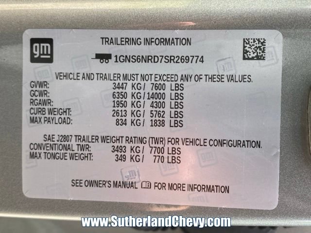 Used 2025 Chevrolet Tahoe LT AWD/4WD image 53