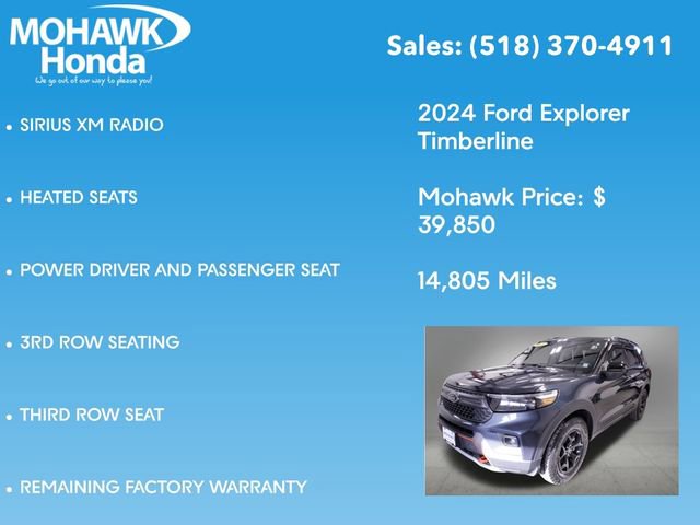 Used 2024 Ford Explorer Timberline w/ Timberline Technology Package image 14