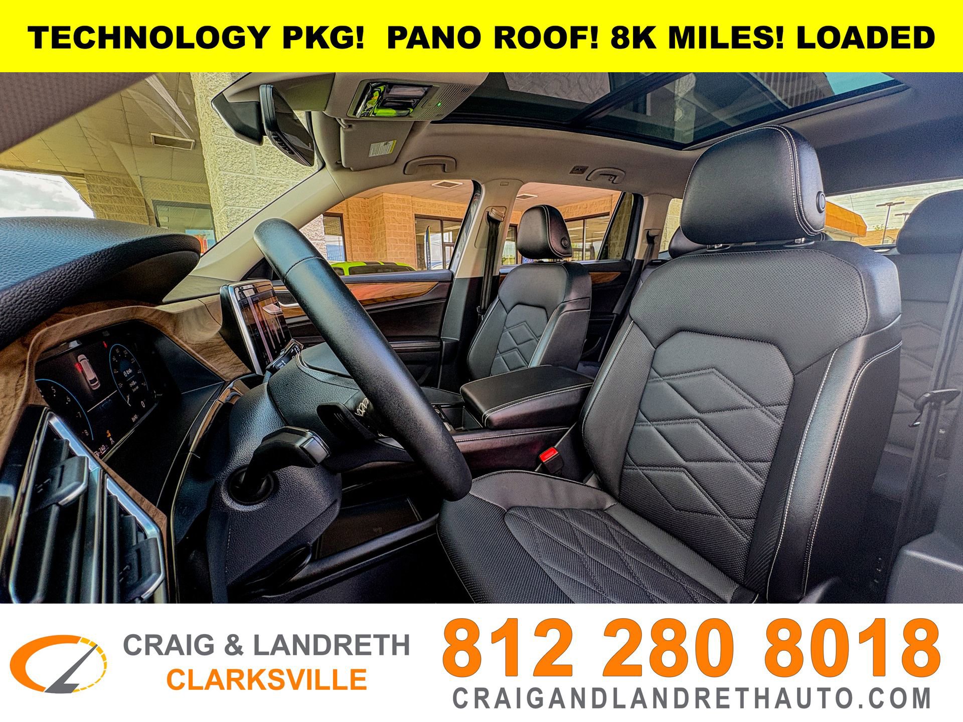 Used 2025 Volkswagen Atlas SE w/ Panoramic Sunroof Package FWD image 20