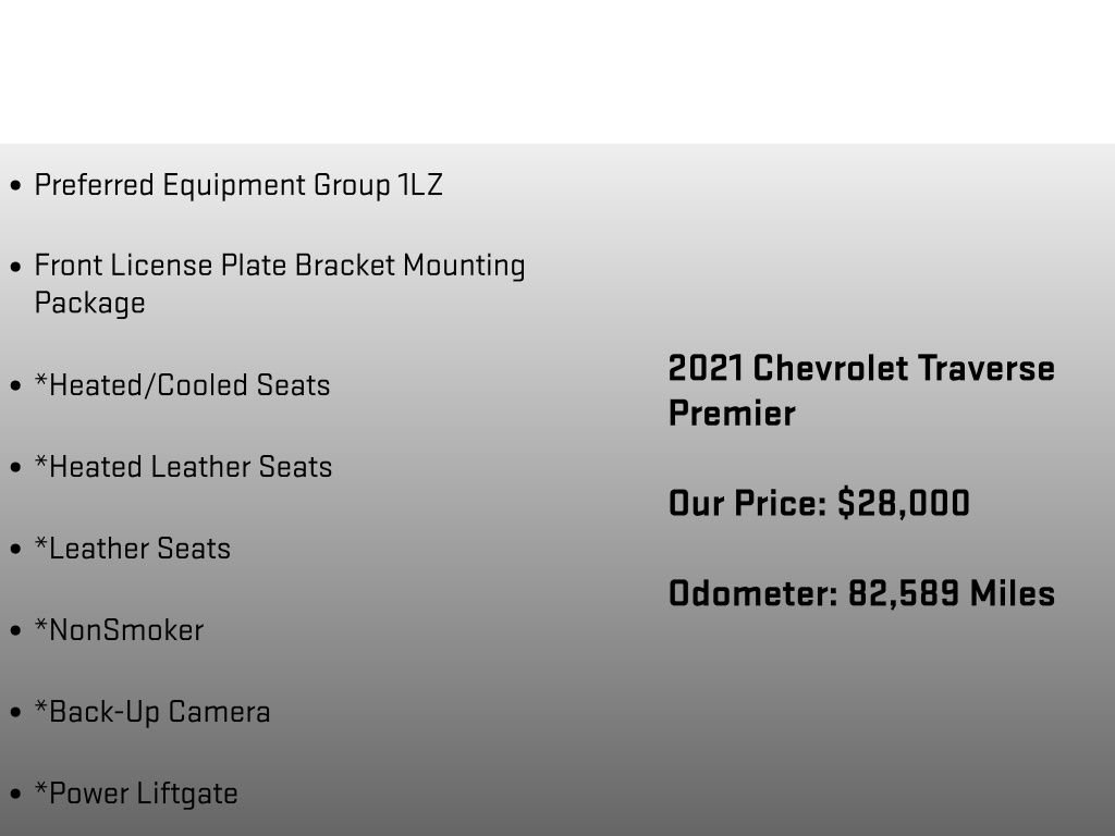 Used 2021 Chevrolet Traverse Premier AWD/4WD image 6