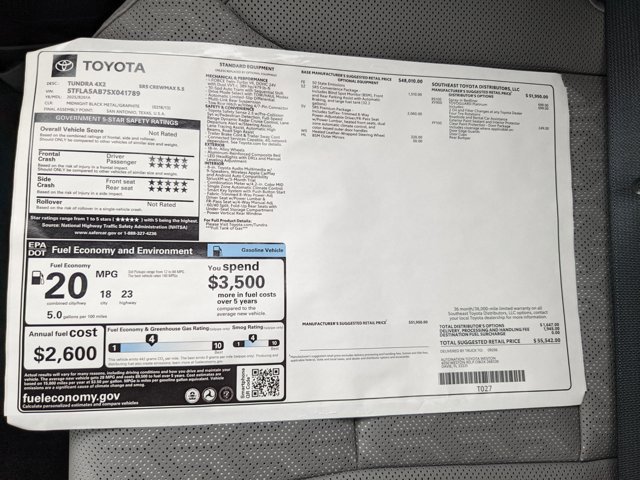 New 2025 Toyota Tundra SR5 image 17