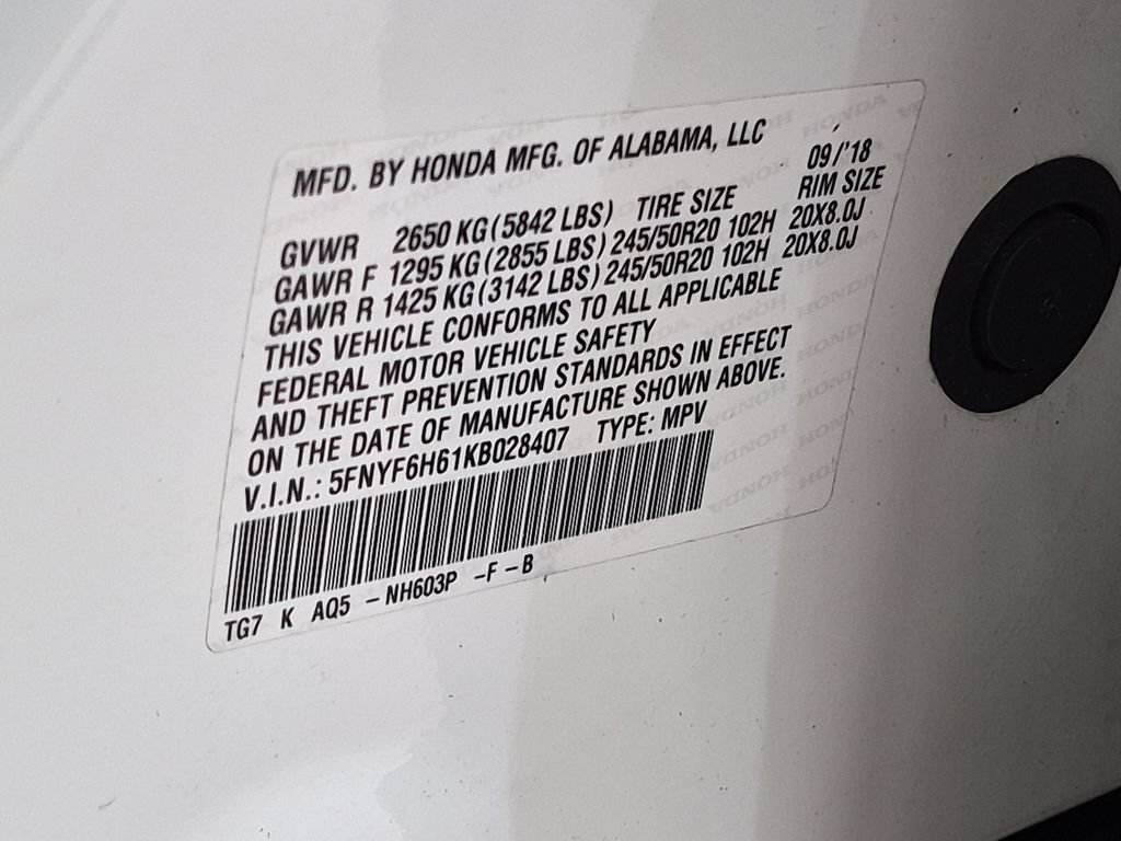 Used 2019 Honda Pilot Touring image 38