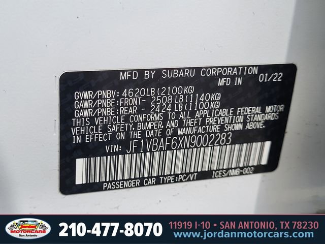 Used 2022 Subaru WRX Premium AWD/4WD image 25