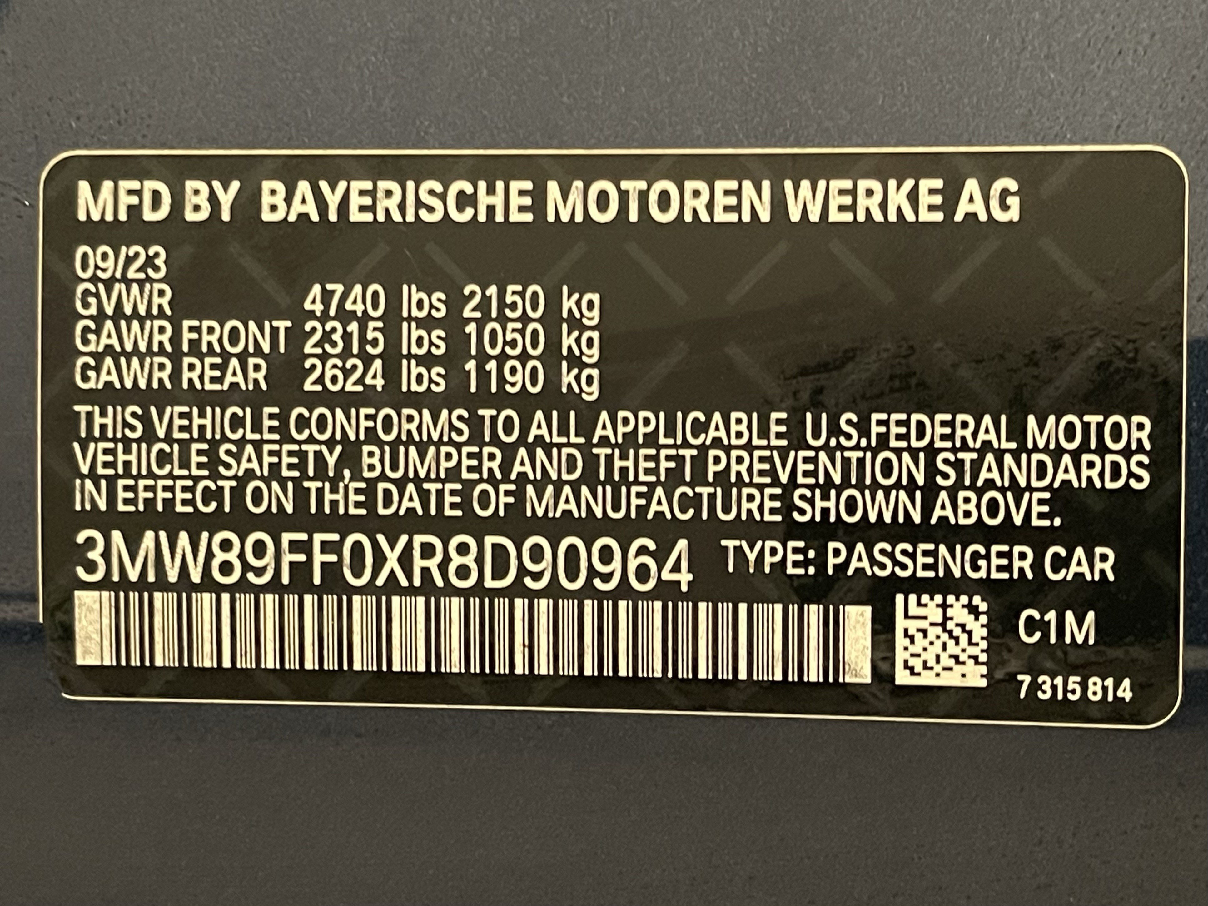 Certified 2024 BMW 330i xDrive Sedan w/ Premium Package AWD/4WD image 25