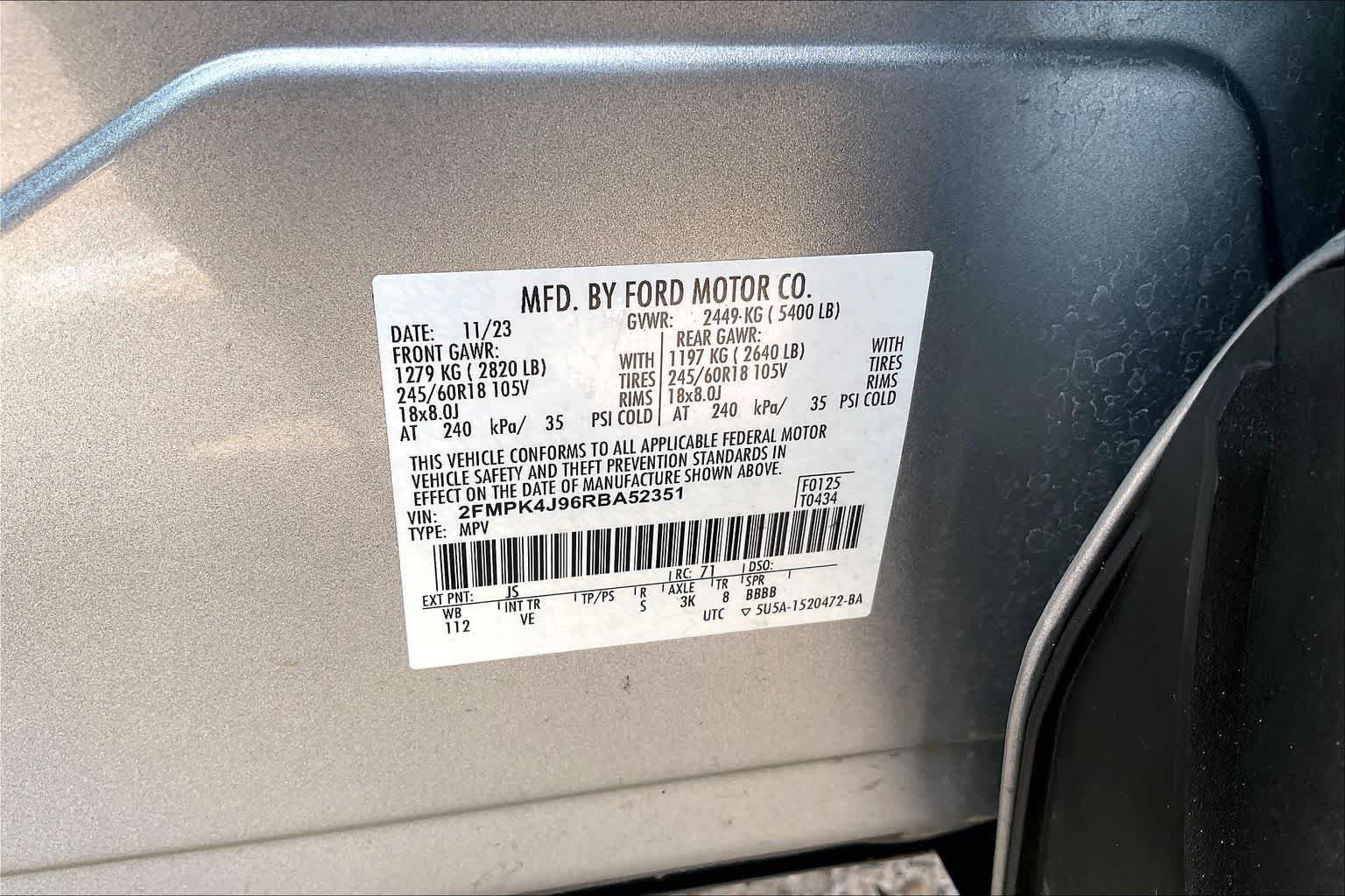 Used 2024 Ford Edge SEL AWD/4WD image 20