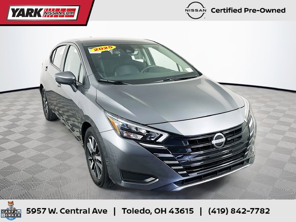 Certified 2025 Nissan Versa SV w/ Electronics Package