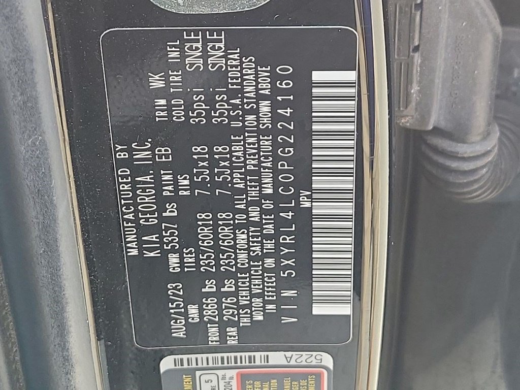 Used 2023 Kia Sorento S w/ Panoramic Sunroof Package FWD image 41
