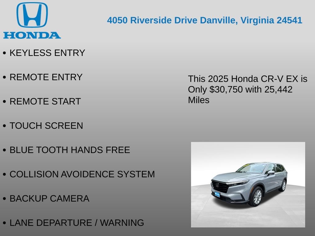 Used 2025 Honda CR-V EX image 7