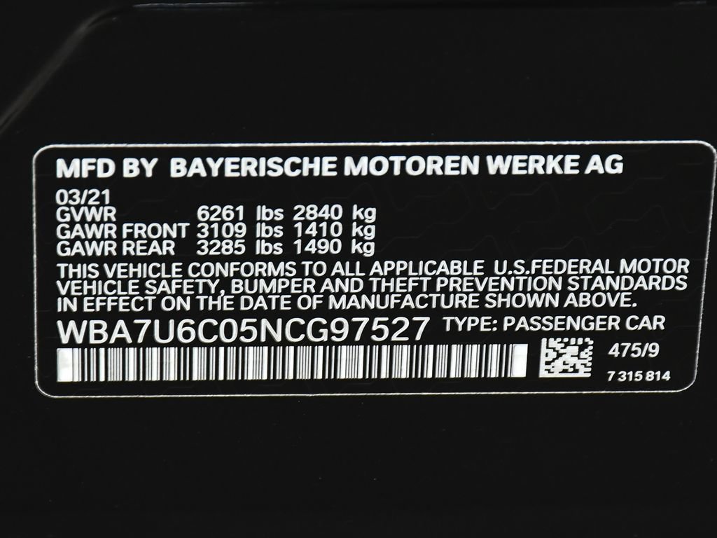 Used 2022 BMW M760i xDrive w/ Luxury Rear Seating Package AWD/4WD image 24